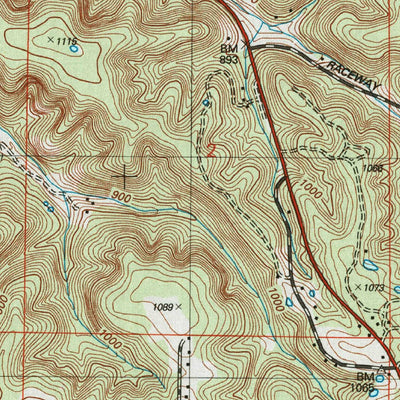 United States Geological Survey Ozark Springs, MO (2004, 24000-Scale) digital map