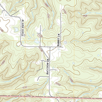 United States Geological Survey Ozark Springs, MO (2021, 24000-Scale) digital map