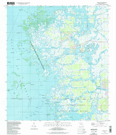United States Geological Survey Ozello, FL (1994, 24000-Scale) digital map