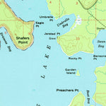 United States Geological Survey Ozette Lake, WA (1956, 62500-Scale) digital map