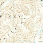 United States Geological Survey Ozone, AR (1934, 62500-Scale) digital map