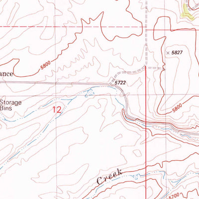 United States Geological Survey Ozone, ID (1981, 24000-Scale) digital map