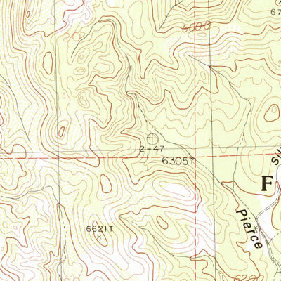 United States Geological Survey P A Mountain, NM (1985, 24000-Scale) digital map