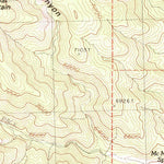 United States Geological Survey P A Mountain, NM (1985, 24000-Scale) digital map