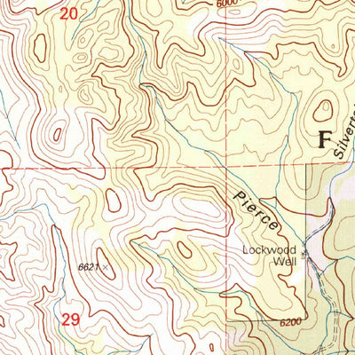 United States Geological Survey P A Mountain, NM (1999, 24000-Scale) digital map
