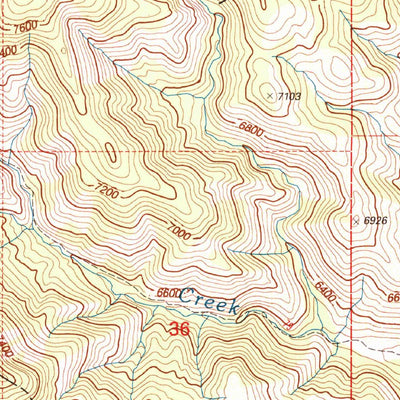 United States Geological Survey P A Mountain, NM (1999, 24000-Scale) digital map