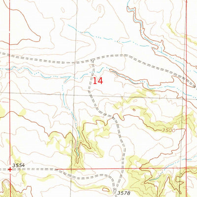 United States Geological Survey P K Ranch, MT (1980, 24000-Scale) digital map