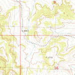 United States Geological Survey P K Ranch, MT (1980, 24000-Scale) digital map