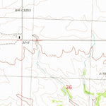 United States Geological Survey P K Ranch SE, MT (1980, 24000-Scale) digital map