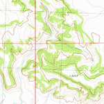 United States Geological Survey P K Ranch SE, MT (1980, 24000-Scale) digital map