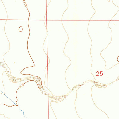 United States Geological Survey P O L Ranch, NM (1965, 24000-Scale) digital map