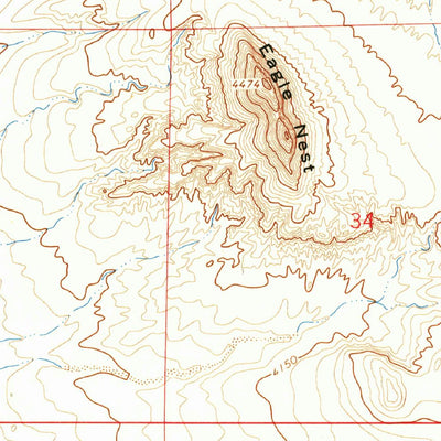 United States Geological Survey P O L Ranch, NM (1965, 24000-Scale) digital map