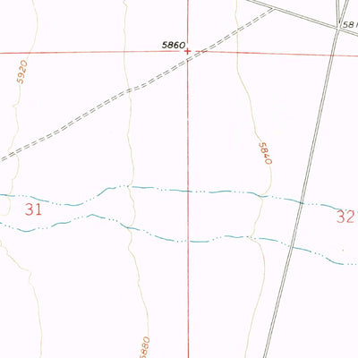 United States Geological Survey Pablo Canyon Ranch, NV (1971, 24000-Scale) digital map