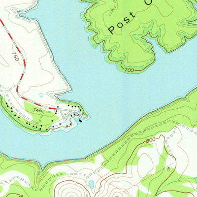 United States Geological Survey Pace Bend, TX (1967, 24000-Scale) digital map