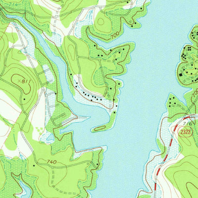 United States Geological Survey Pace Bend, TX (1967, 24000-Scale) digital map