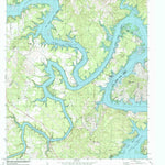 United States Geological Survey Pace Bend, TX (1986, 24000-Scale) digital map