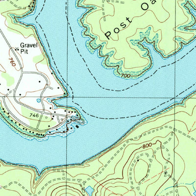 United States Geological Survey Pace Bend, TX (1986, 24000-Scale) digital map