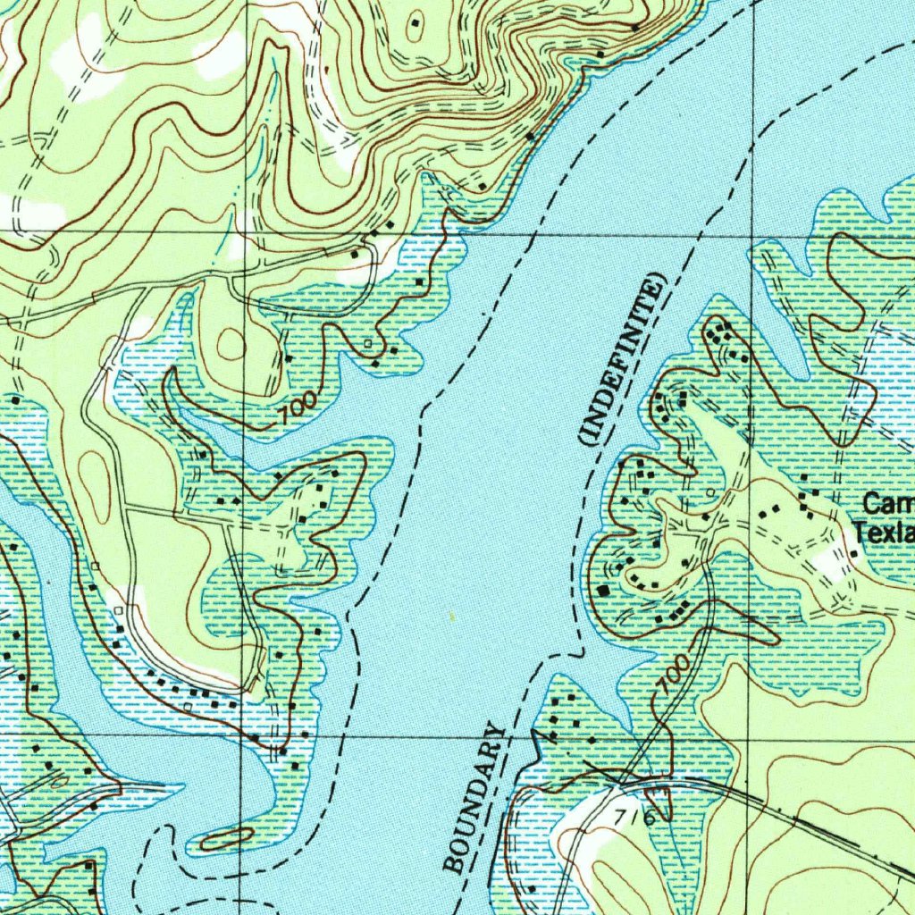 Pace Bend, TX (1986, 24000-Scale) Map by United States Geological ...