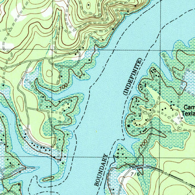 United States Geological Survey Pace Bend, TX (1986, 24000-Scale) digital map