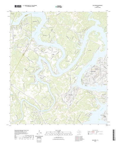 United States Geological Survey Pace Bend, TX (2022, 24000-Scale) digital map