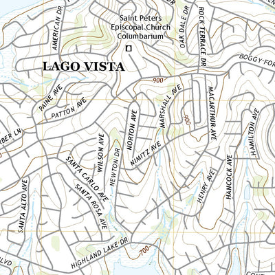 United States Geological Survey Pace Bend, TX (2022, 24000-Scale) digital map