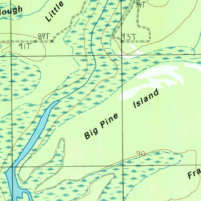 United States Geological Survey Pace Hill, TX (1984, 24000-Scale) digital map