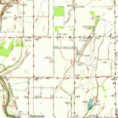 United States Geological Survey Pace, MS-AR (1970, 62500-Scale) digital map