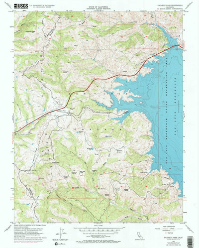 United States Geological Survey Pacheco Pass, CA (1955, 24000-Scale) digital map