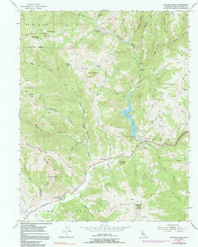 United States Geological Survey Pacheco Peak, CA (1955, 24000-Scale) digital map