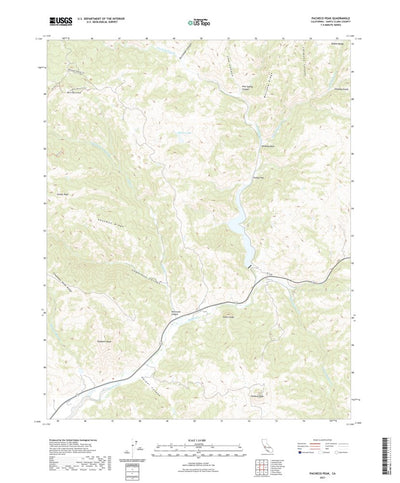 United States Geological Survey Pacheco Peak, CA (2021, 24000-Scale) digital map