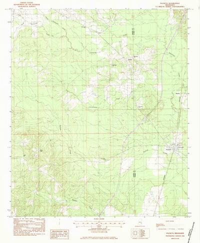 United States Geological Survey Pachuta, MS (1983, 24000-Scale) digital map