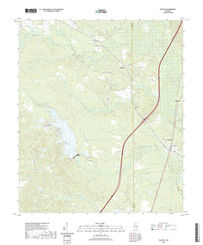 United States Geological Survey Pachuta, MS (2020, 24000-Scale) digital map