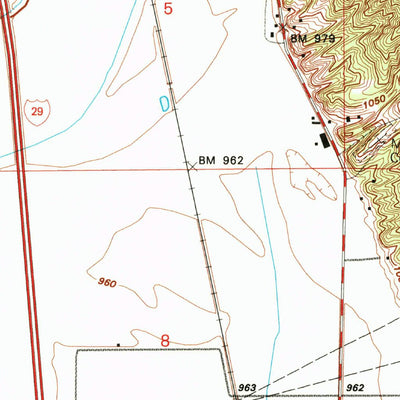 United States Geological Survey Pacific Junction, IA-NE (1993, 24000-Scale) digital map