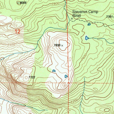 United States Geological Survey Pacific Valley, CA (2001, 24000-Scale) digital map