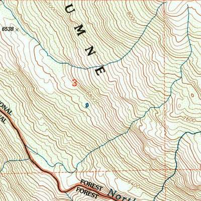 United States Geological Survey Pacific Valley, CA (2001, 24000-Scale) digital map
