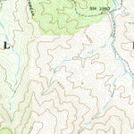 United States Geological Survey Pacifico Mountain, CA (1991, 24000-Scale) digital map