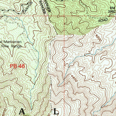 United States Geological Survey Pacifico Mountain, CA (1995, 24000-Scale) digital map