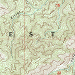 United States Geological Survey Pacifico Mountain, CA (1995, 24000-Scale) digital map