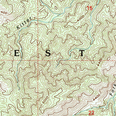 United States Geological Survey Pacifico Mountain, CA (1995, 24000-Scale) digital map