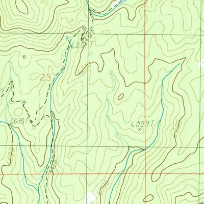 United States Geological Survey Packer John Mountain, ID (1985, 24000-Scale) digital map