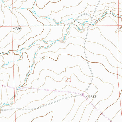 United States Geological Survey Packers Gap, CO (1972, 24000-Scale) digital map