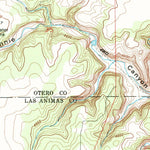 United States Geological Survey Packers Gap, CO (1993, 24000-Scale) digital map