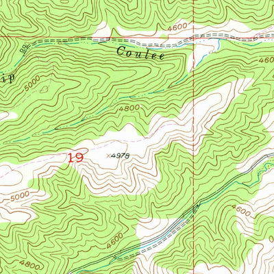 United States Geological Survey Packsaddle Butte, MT (1955, 24000-Scale) digital map