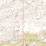 United States Geological Survey Packsaddle Butte, MT (2000, 24000-Scale) digital map