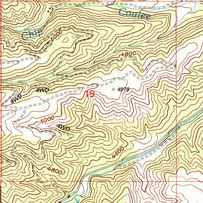 United States Geological Survey Packsaddle Butte, MT (2000, 24000-Scale) digital map