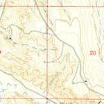 United States Geological Survey Packsaddle Creek, WY (1960, 24000-Scale) digital map