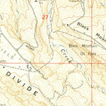 United States Geological Survey Packsaddle Creek, WY (1960, 24000-Scale) digital map