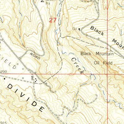 United States Geological Survey Packsaddle Creek, WY (1960, 24000-Scale) digital map