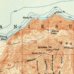 United States Geological Survey Packsaddle Mountain, ID (1951, 62500-Scale) digital map