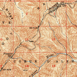 United States Geological Survey Packsaddle Mountain, ID (1951, 62500-Scale) digital map